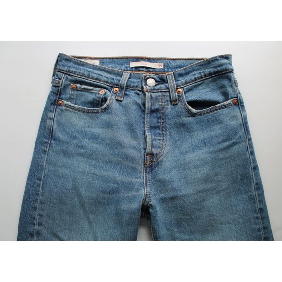Levi's Wedgie Icon Jean These Dreams Size 25 High Rise Tapered - Picture 5 of 8
